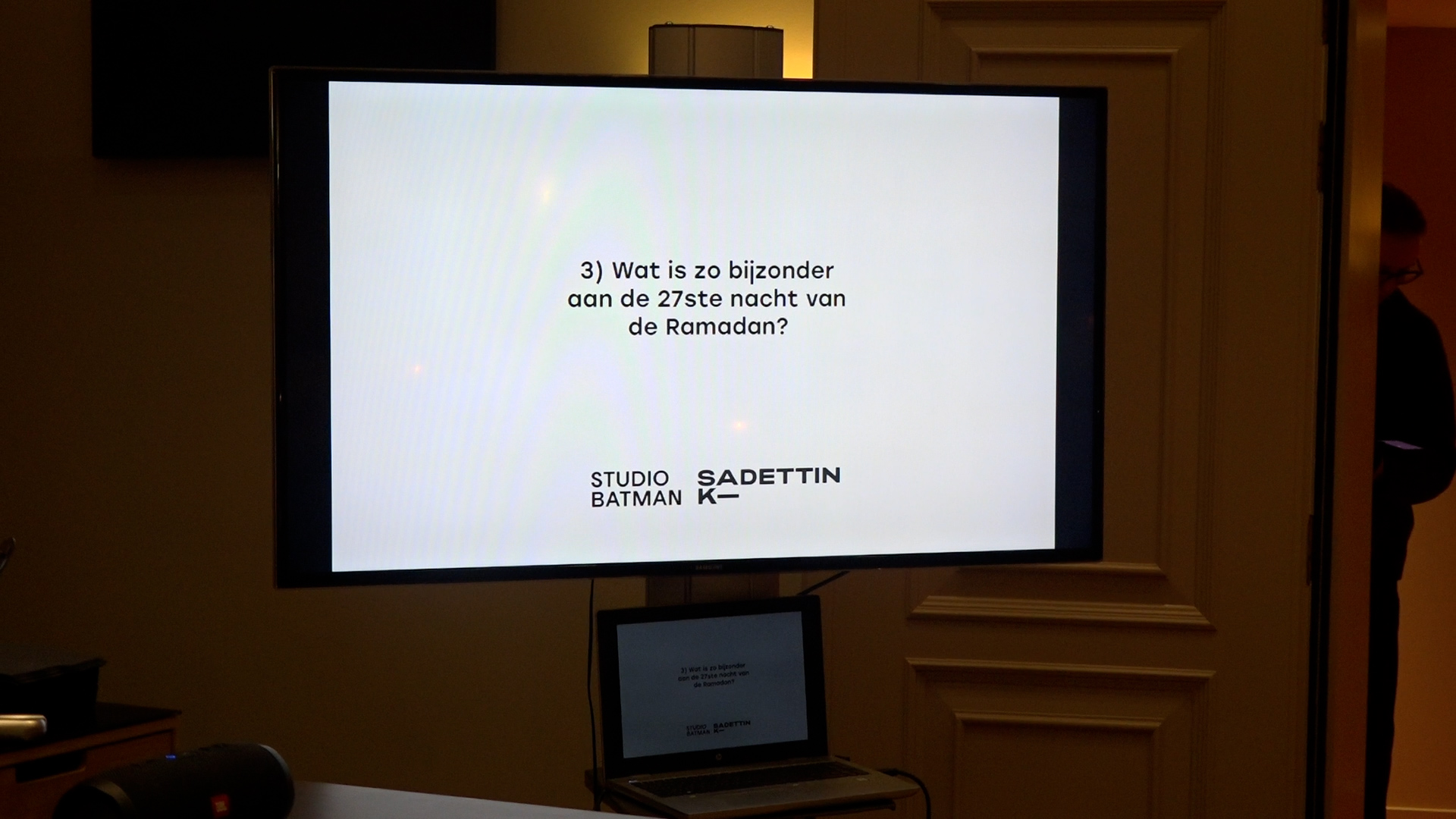 Op de agenda stond ook een quiz.