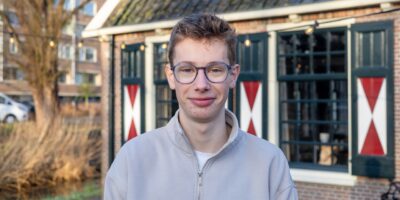 Mart-Jan Roos als kandidaat voor ChristenUnie-SGP Leiderdorp.