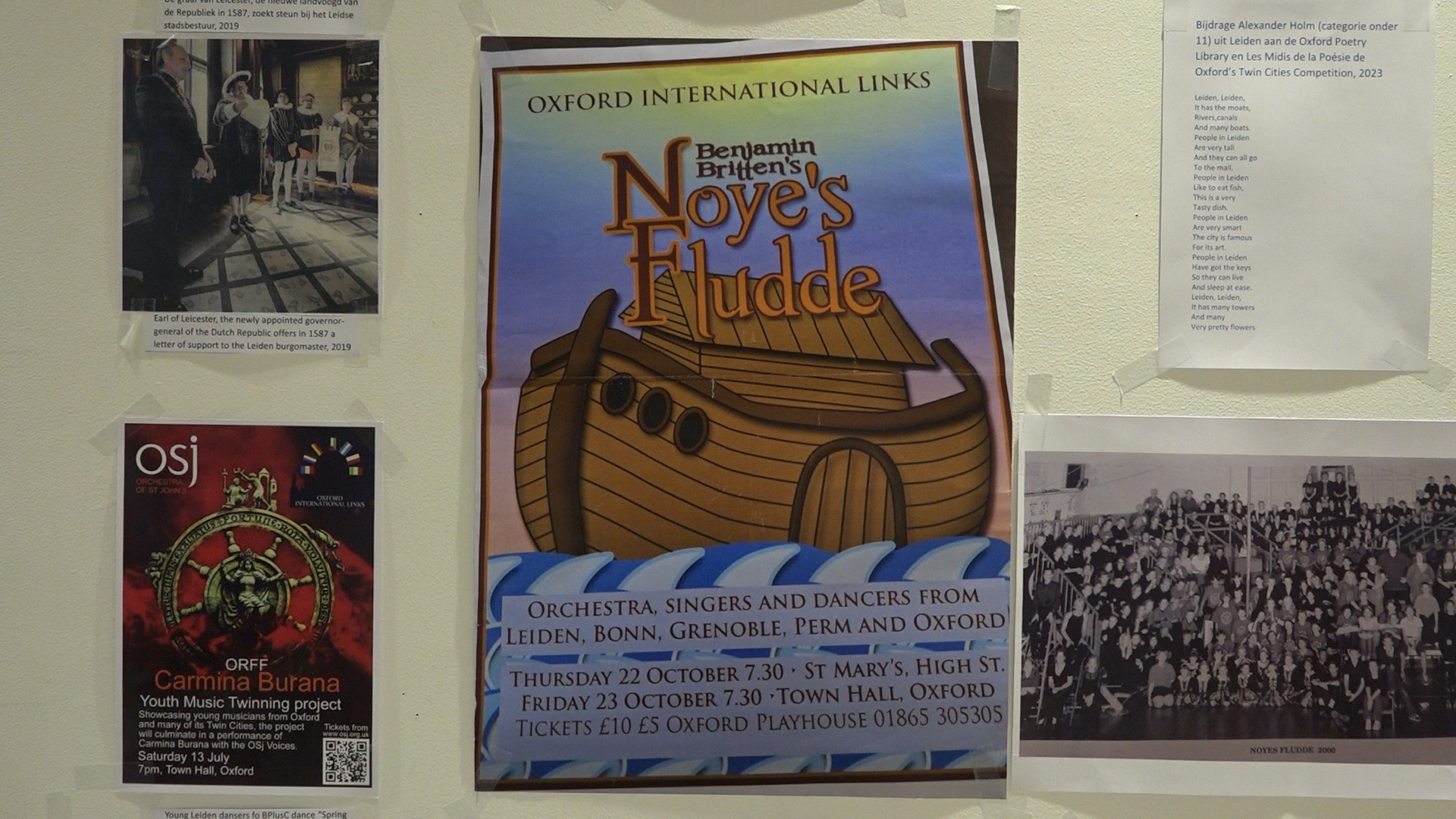 Op het gebied van kunst, cultuur en sport vonden uitwisselingen plaats