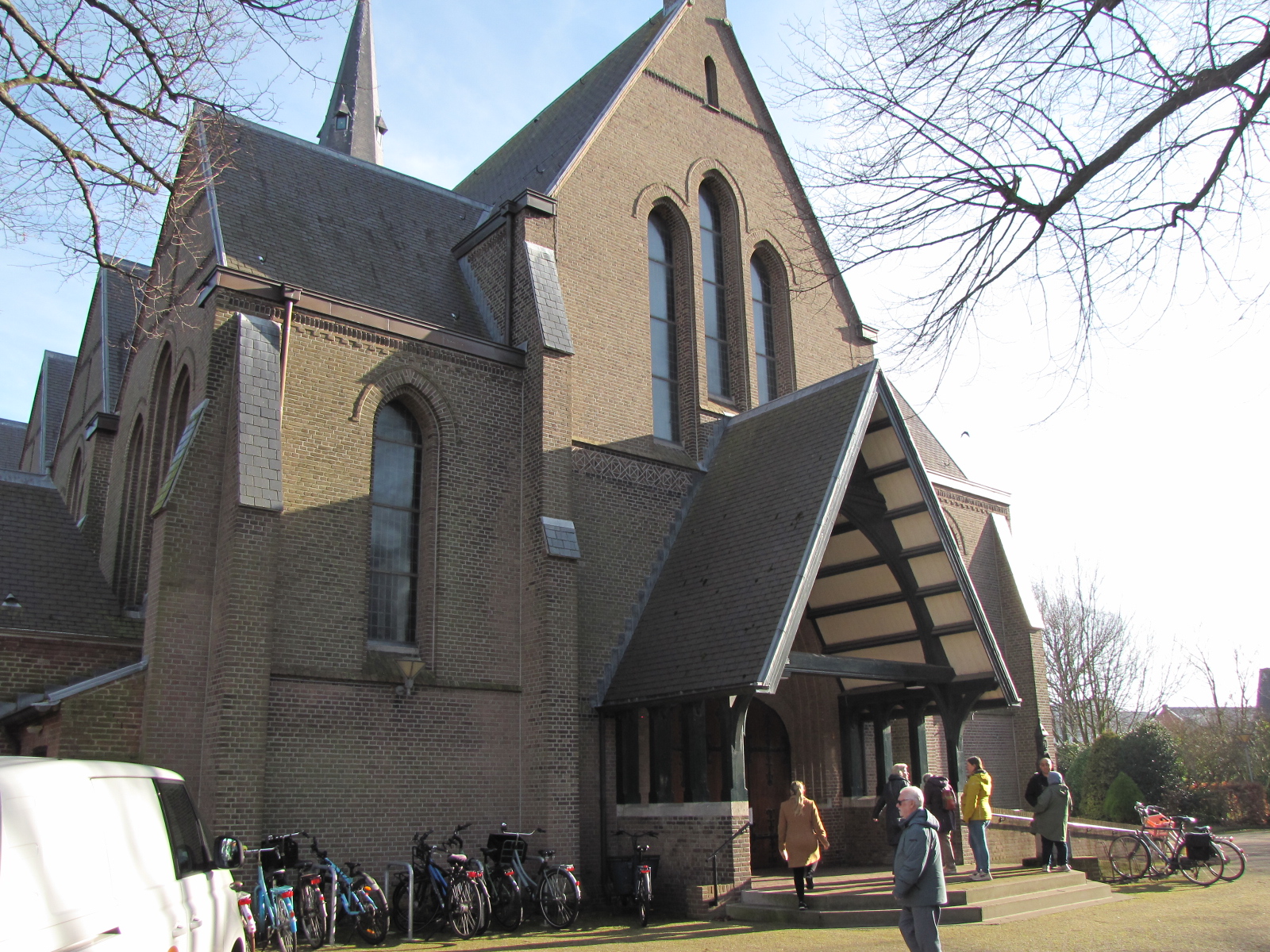 De deur nog dicht. (Foto: Paul Aalbers)