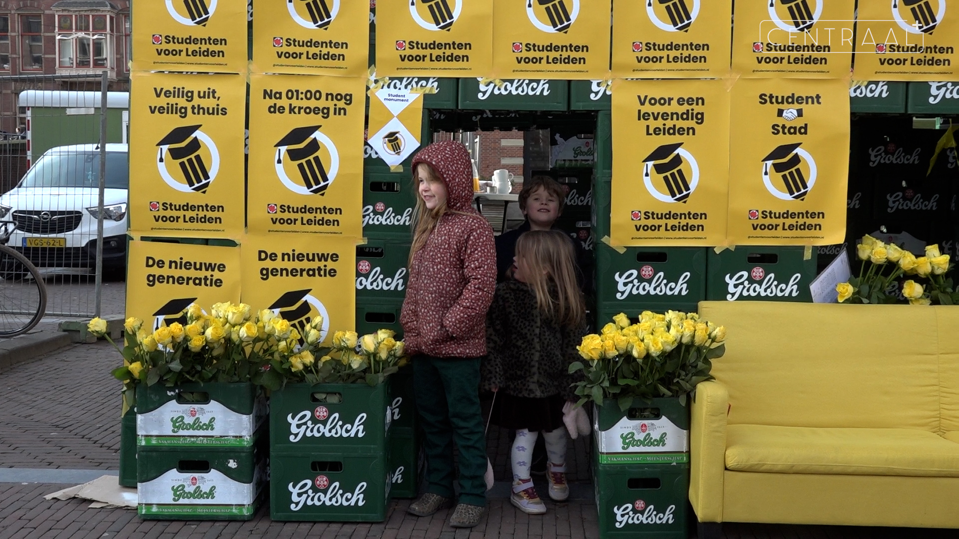 Men kon een kijkje nemen in de woning 