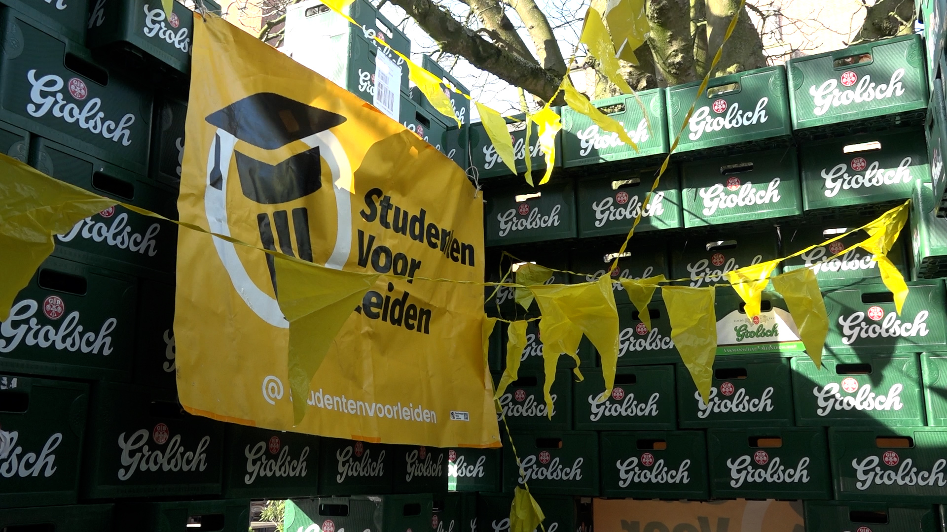 De binnenkant was aangekleed