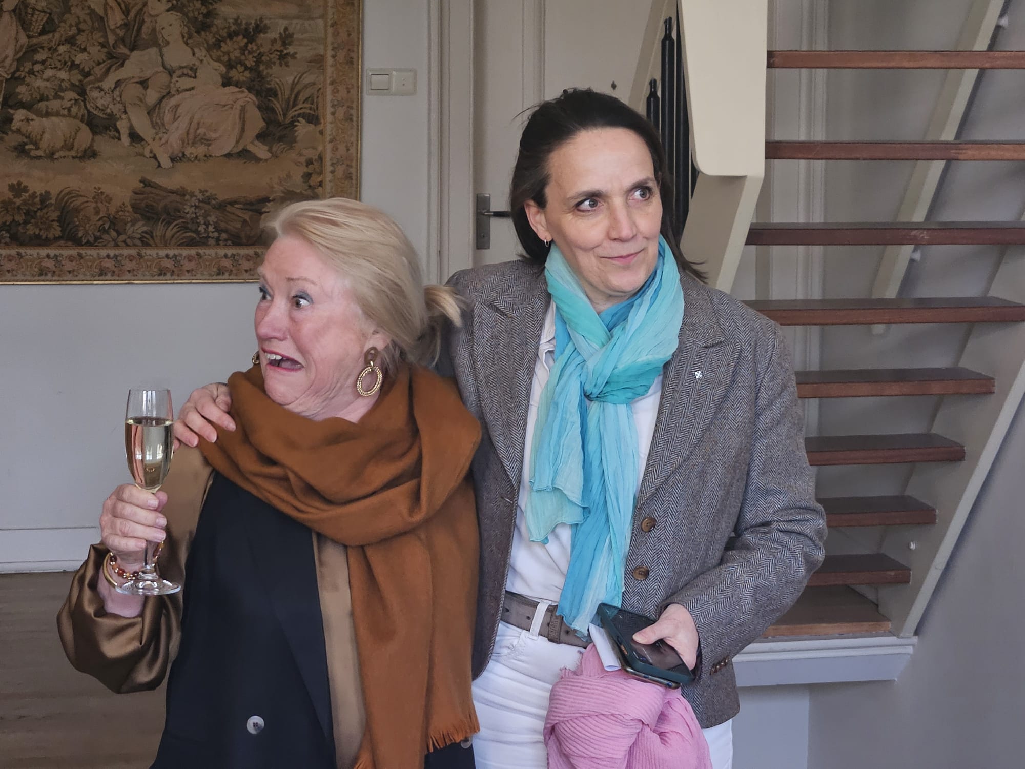 Van der Jagt is zichtbaar verrast (Foto: Peter van Delft)