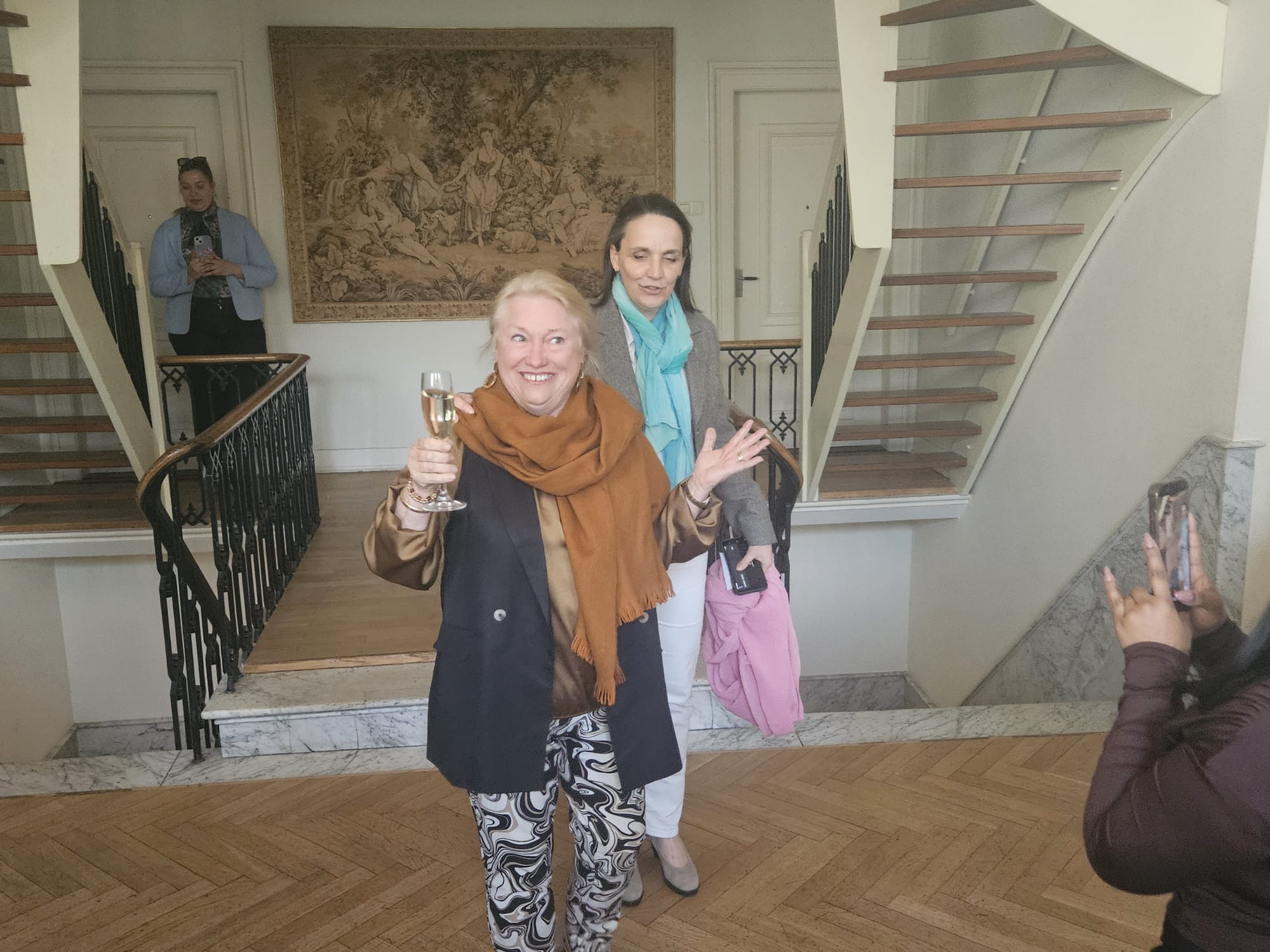 Van der Jagt is zichtbaar verrast (Foto: Peter van Delft)