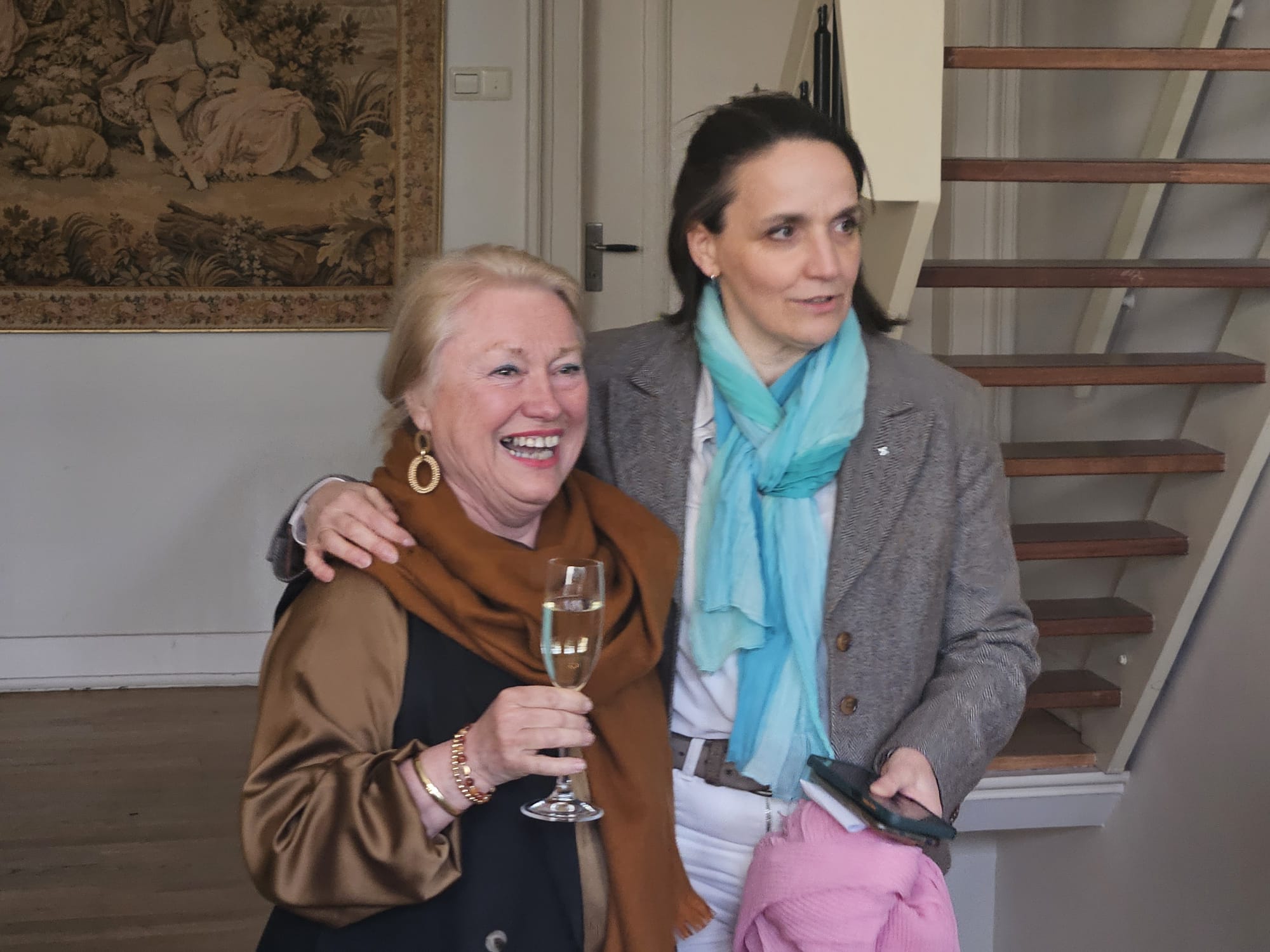 Van der Jagt is zichtbaar verrast (Foto: Peter van Delft)