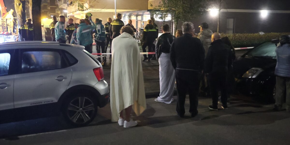 Brand in flatgebouw Kersengaarde