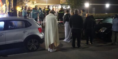 Brand in flatgebouw Kersengaarde Voorburg.