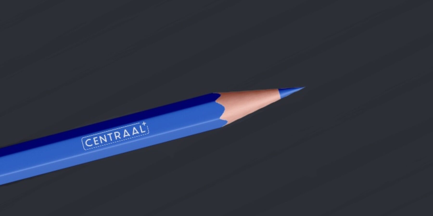Centraal+ blauw potlood
