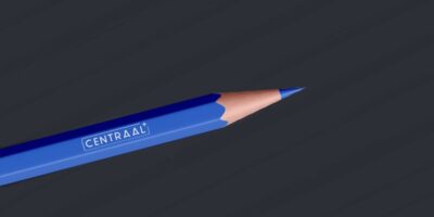 Centraal+ blauw potlood