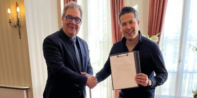 Jan Iedema en Laurens van Doeven VVD verkenner Wassenaar