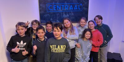 Leerlingen Haanstra Basisschool tijdens interview bij De VrijMiBo