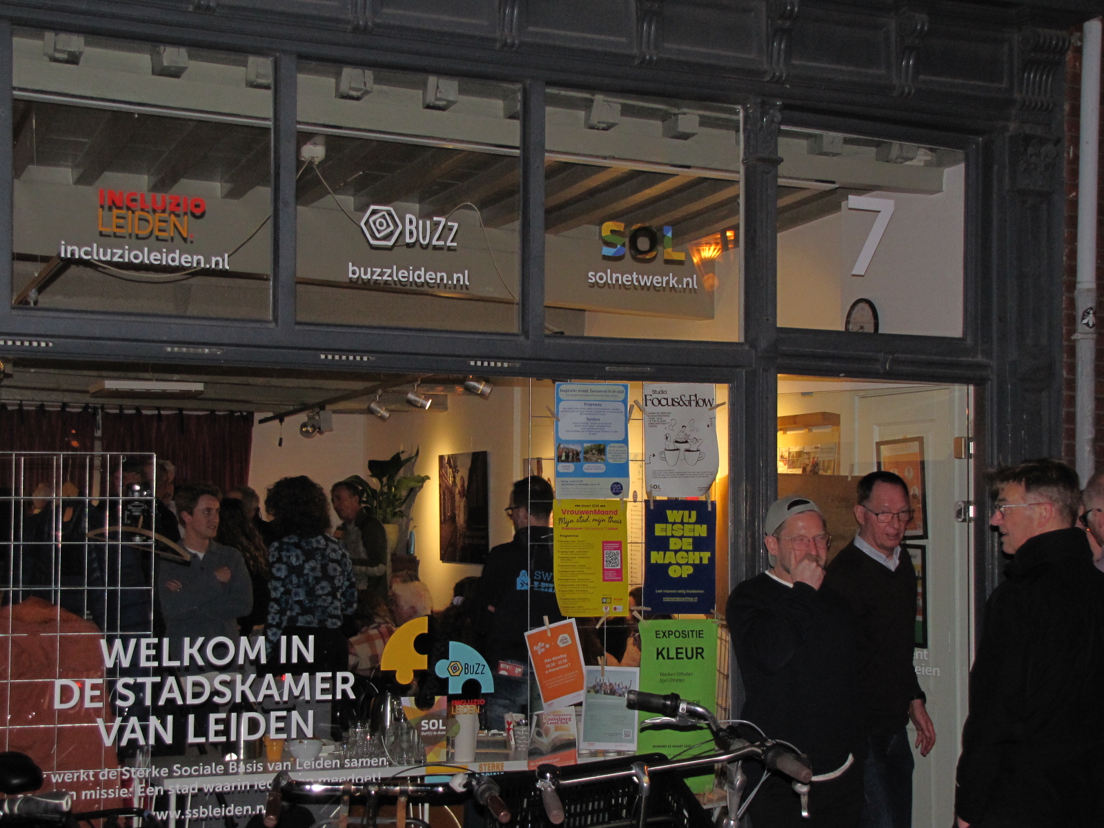 Het symposium werd gehouden in De Stadskamer aan de Nieuwstraat 7 in Leiden. (Foto: Paul Aalbers)