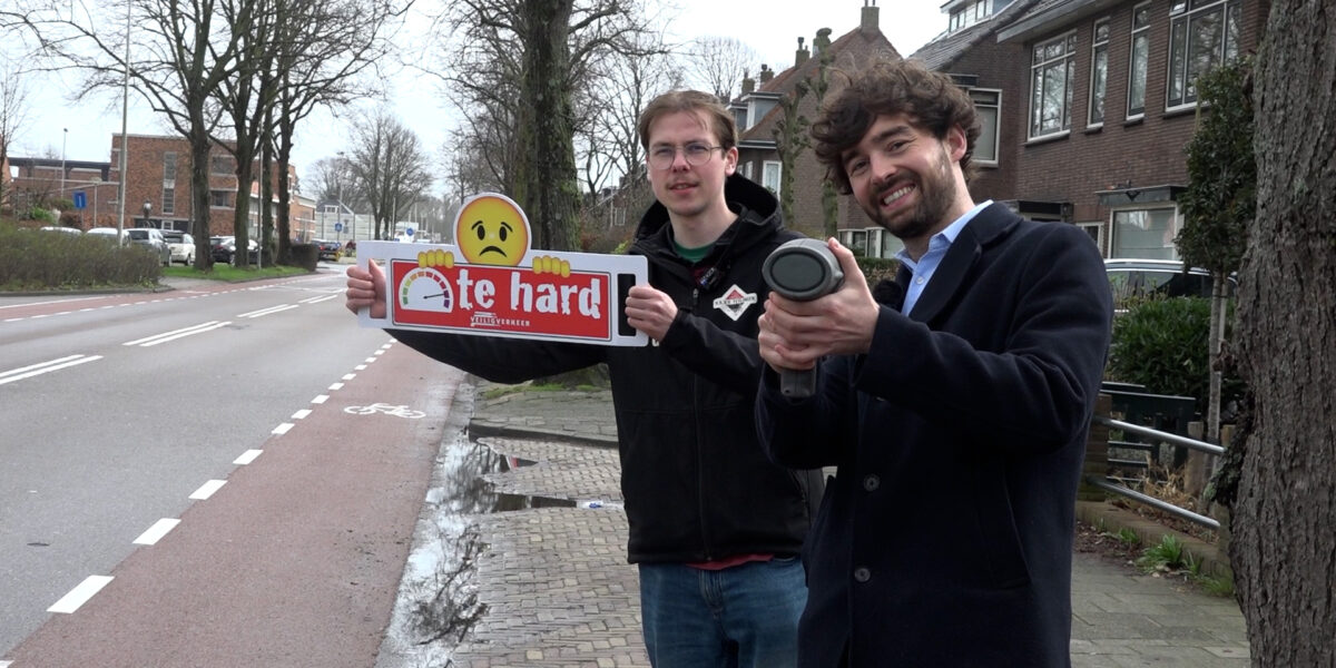 Raadslid lasert snelheidsduivels: 90 procent rijdt te hard