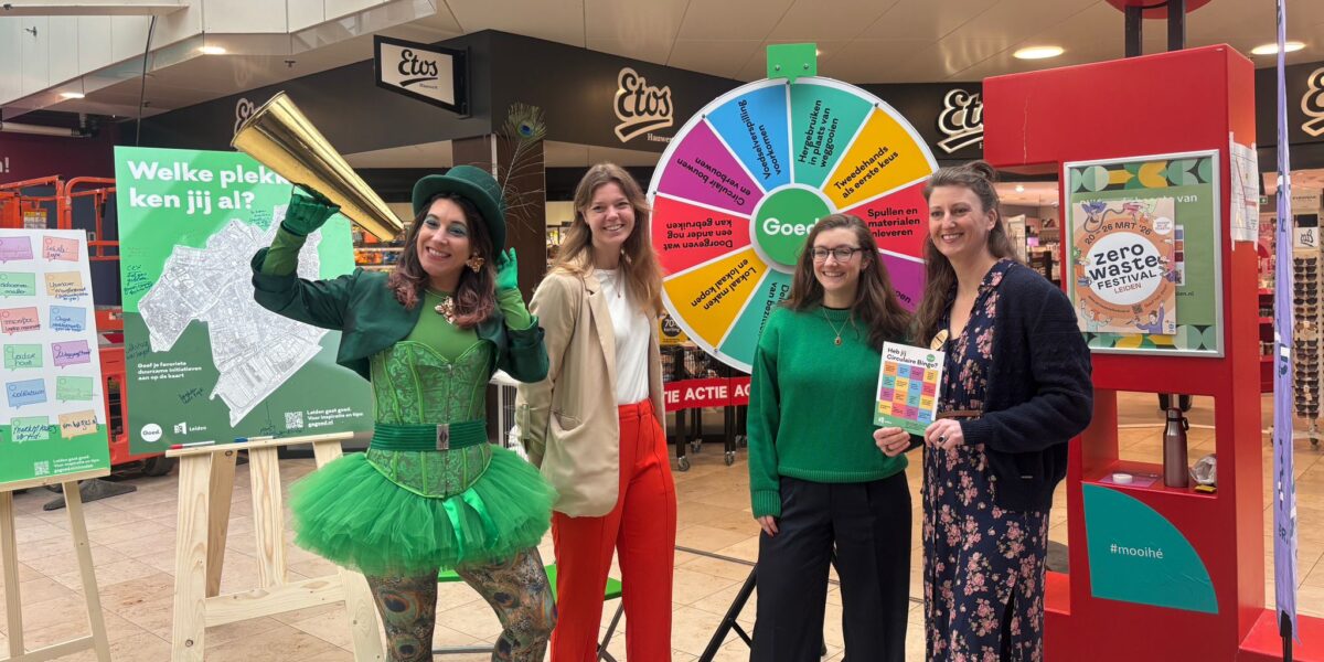 Circulair herwaarderen feestelijk afgetrapt bij winkelcentrum De Kopermolen