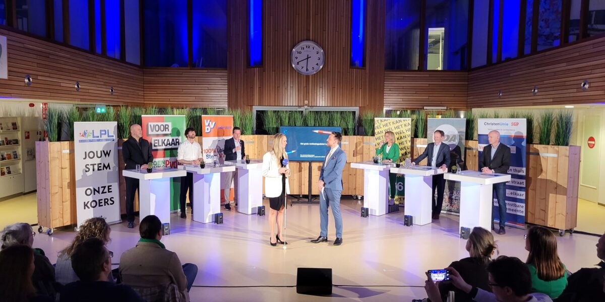 Kijk het grote verkiezingsdebat Leiderdorp terug