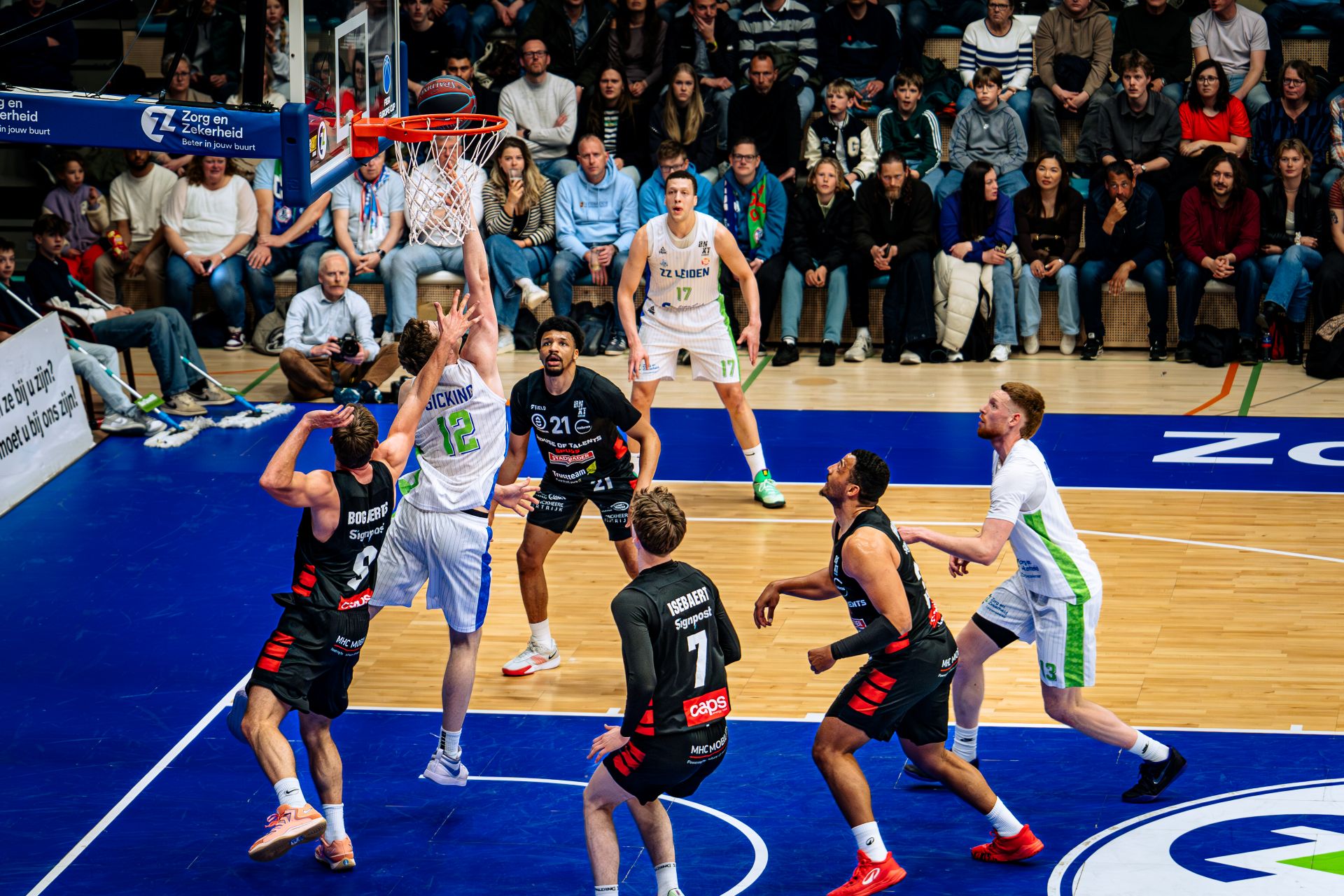 ZZ Leiden verliest flink van Kortrijk Spurs. (Foto: Dylan Gouwentak)