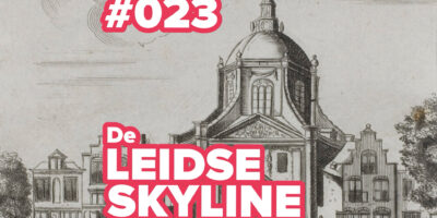 Een foto van de Marekerk. Een Stukje Leidse Geschiedenis: De Leidse Skyline