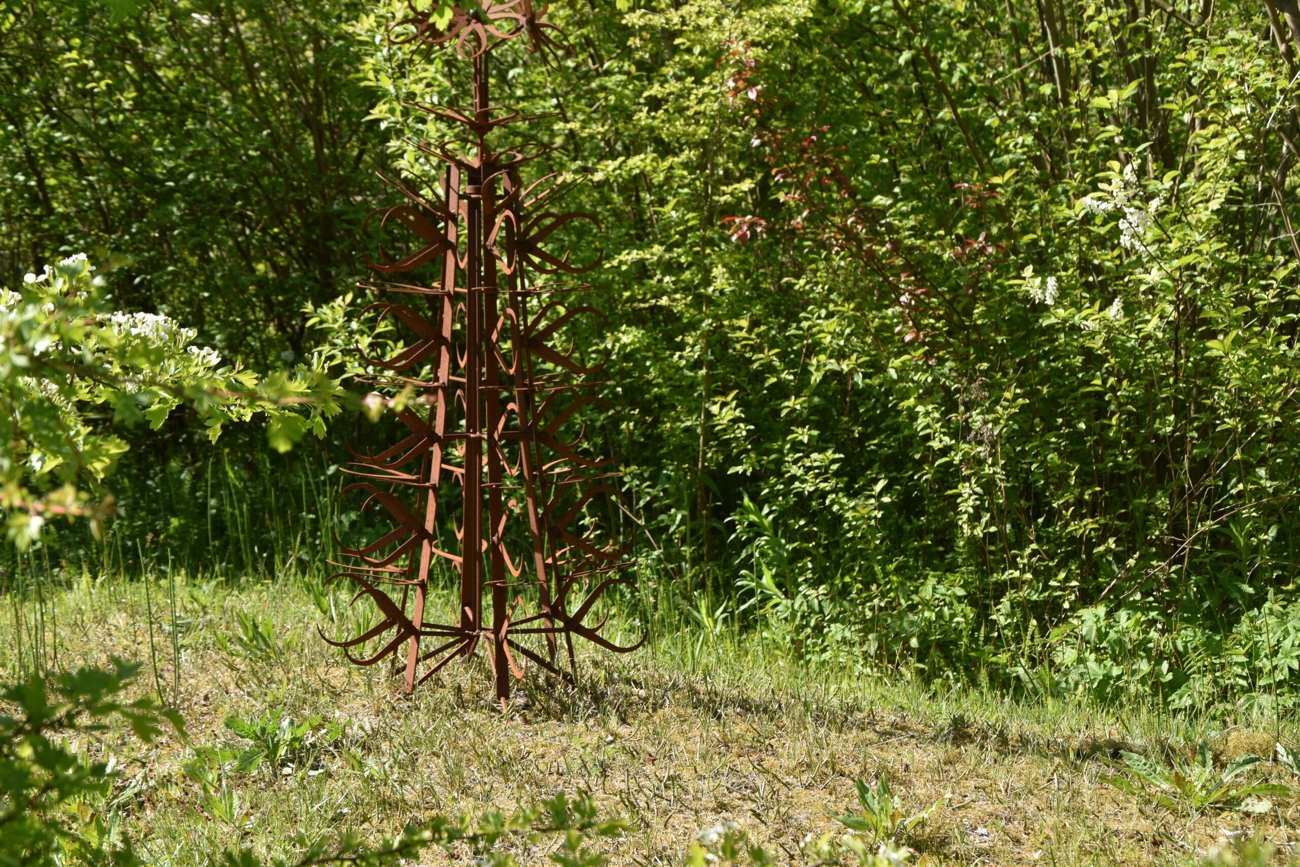 Beeldententoonstelling in de Heemtuin Leiderdorp. (Foto: Peter van Delft)