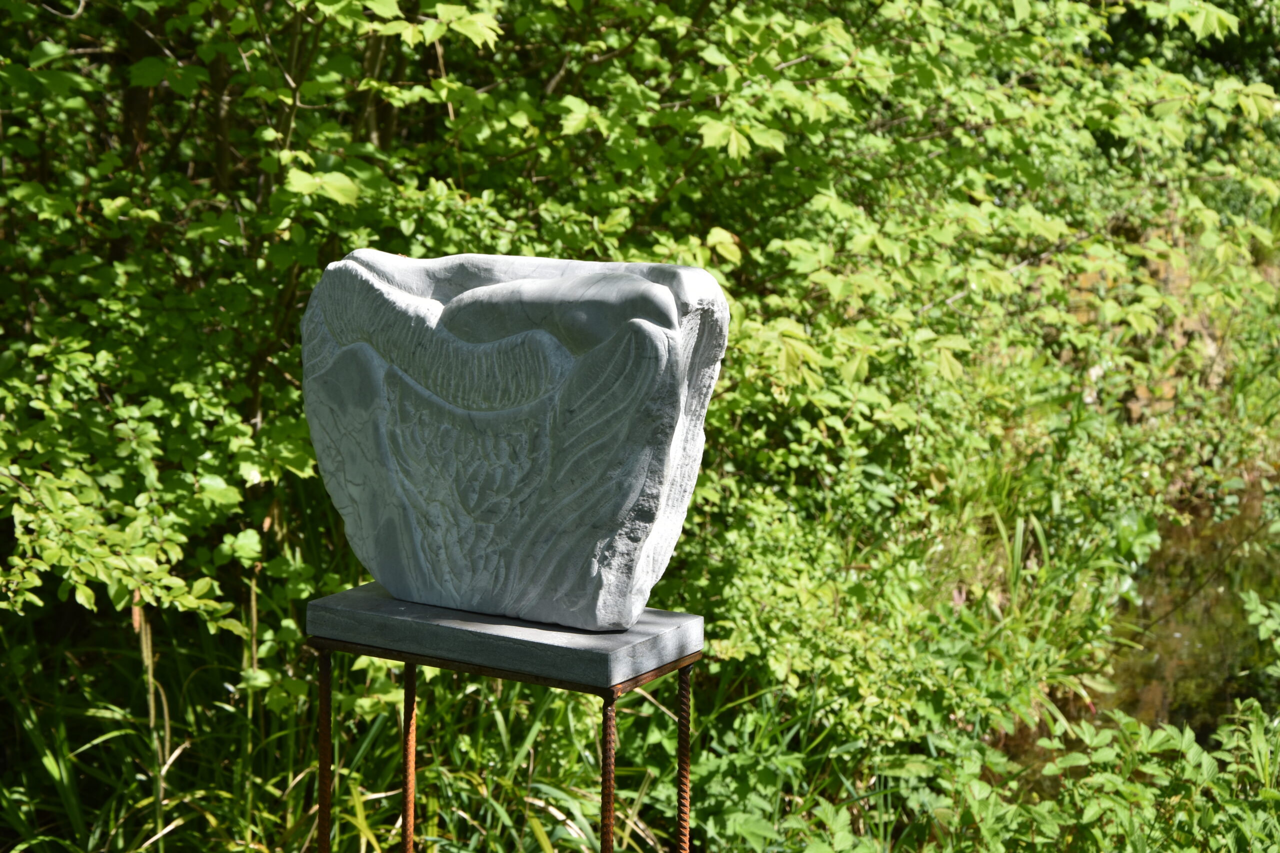 Beeldententoonstelling in de Heemtuin Leiderdorp. (Foto: Peter van Delft)