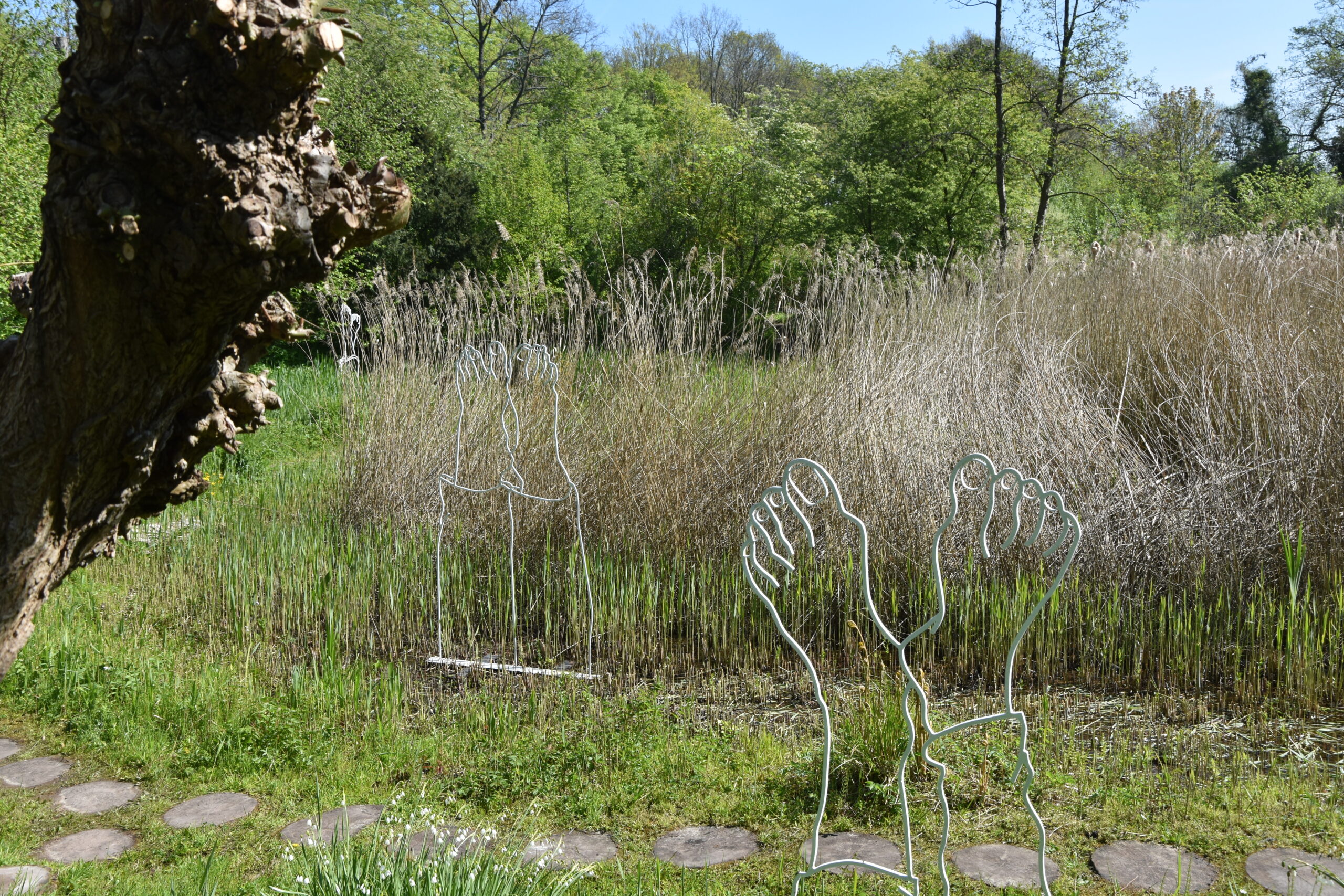 Beeldententoonstelling in de Heemtuin Leiderdorp. (Foto: Peter van Delft)