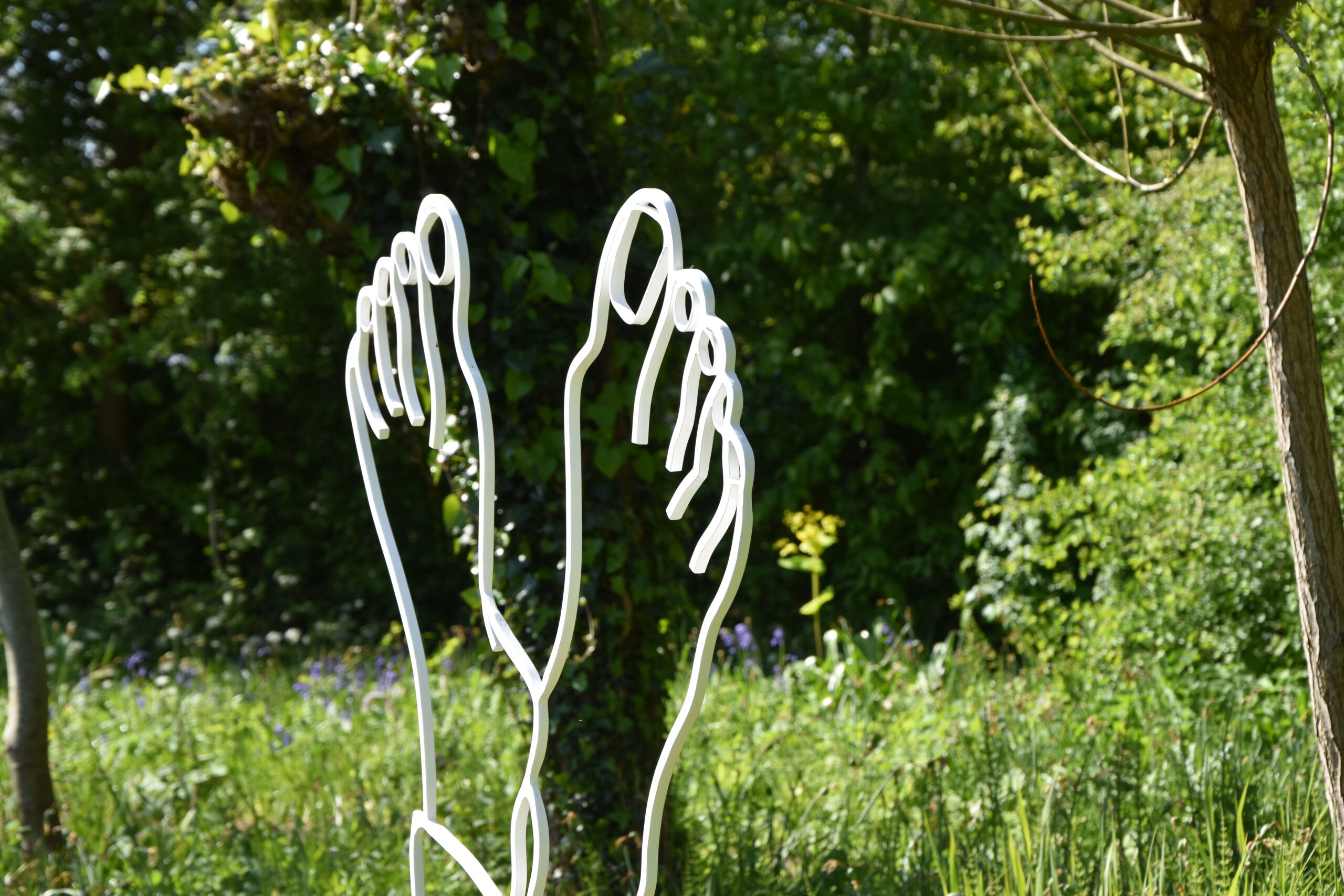 Beeldententoonstelling in de Heemtuin Leiderdorp. (Foto: Peter van Delft)