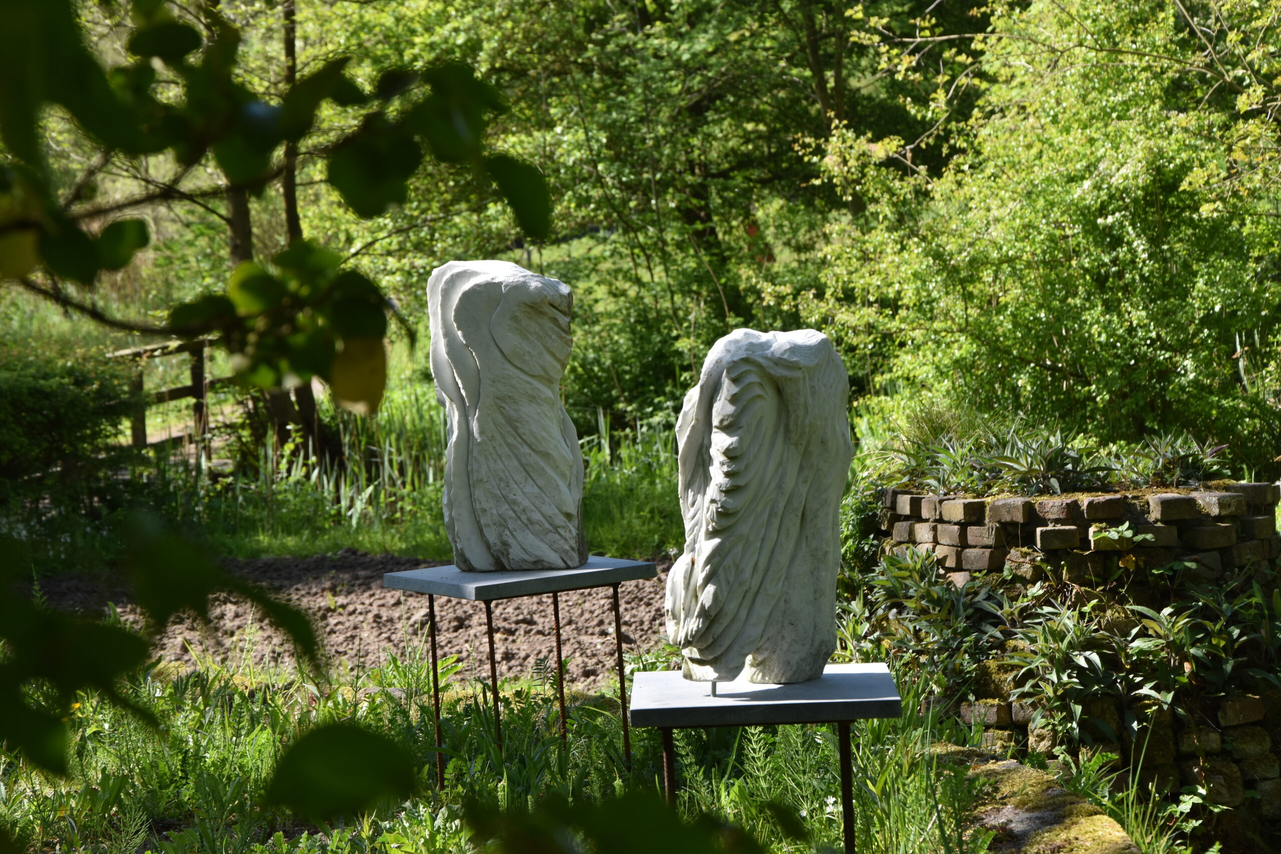 Beeldententoonstelling in de Heemtuin Leiderdorp. (Foto: Peter van Delft)