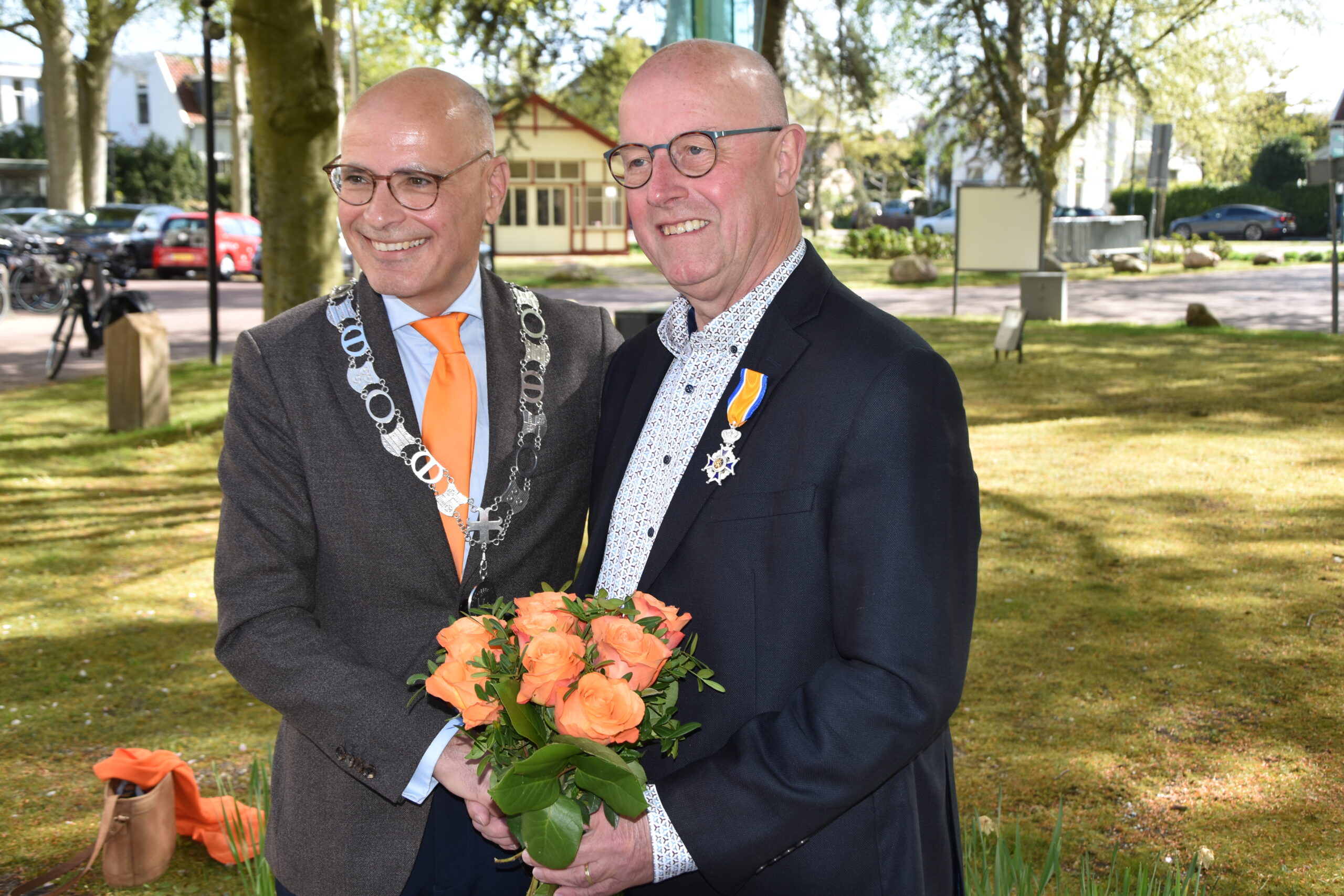 Lintjesregen Oegstgeest 2026. (Foto: Peter van Delft).