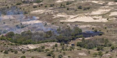 Flinke duinbrand in Noordwijk