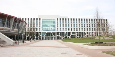 Het Gorlaeus gebouw van de Universiteit Leiden.