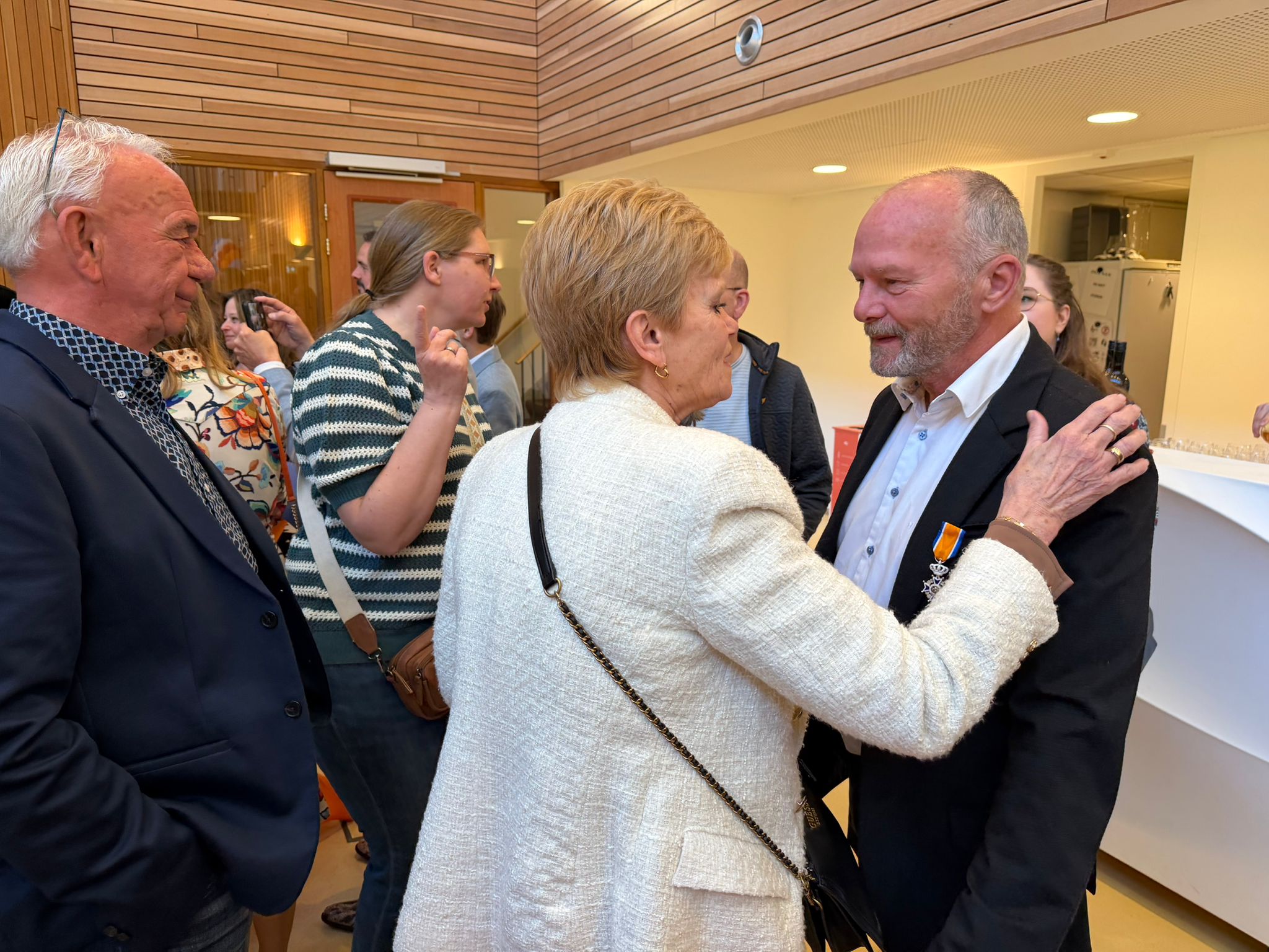 Ruud Bovenlander ontvang felicitaties