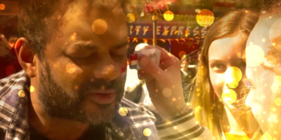 Rudo wordt geschminkt op de kermis in Oegstgeest. Koningsdagspecial Centraal+