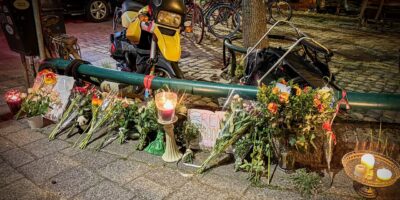 Bloemen op plek waar 15-jarige Rosalie overleed 01