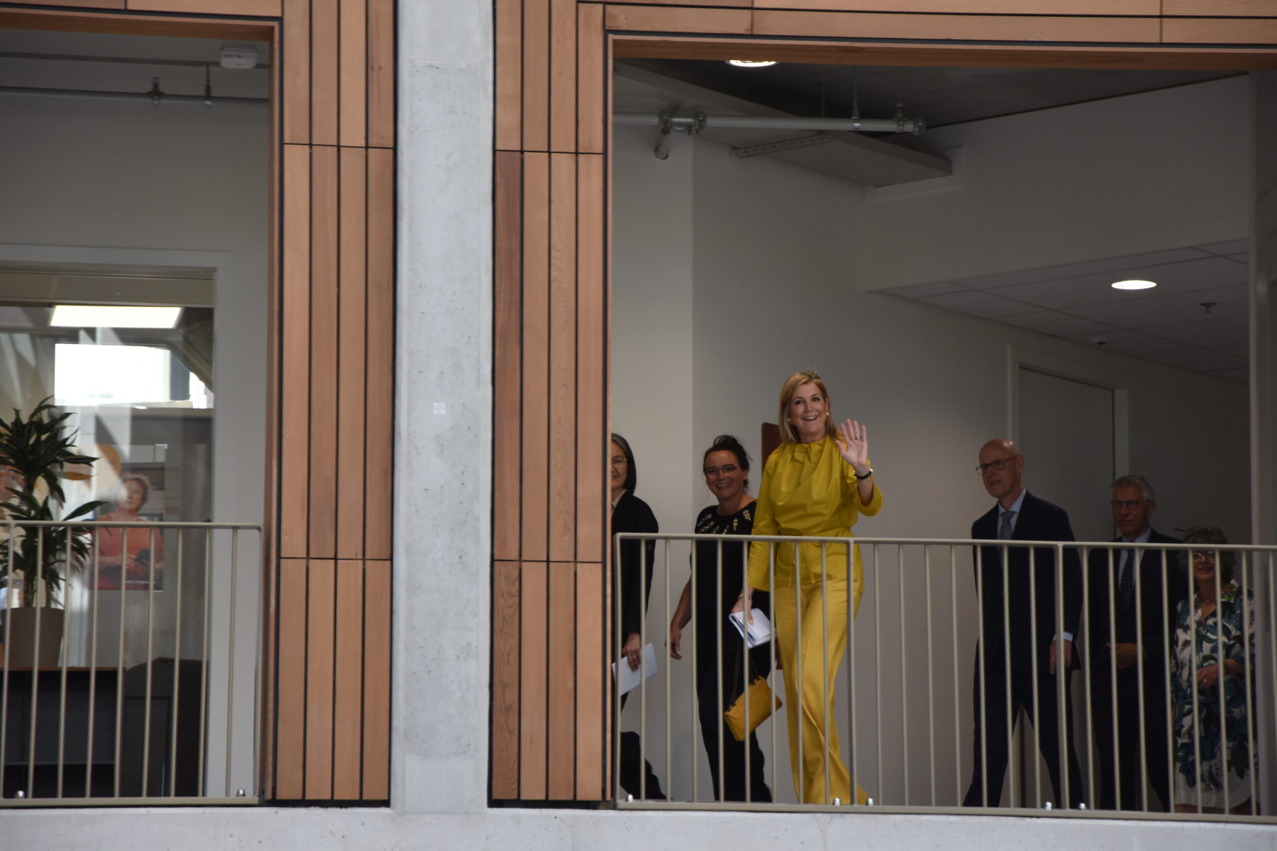 Bezoek koningin Máxima aan het KITLV. (Foto: Peter van Delft)