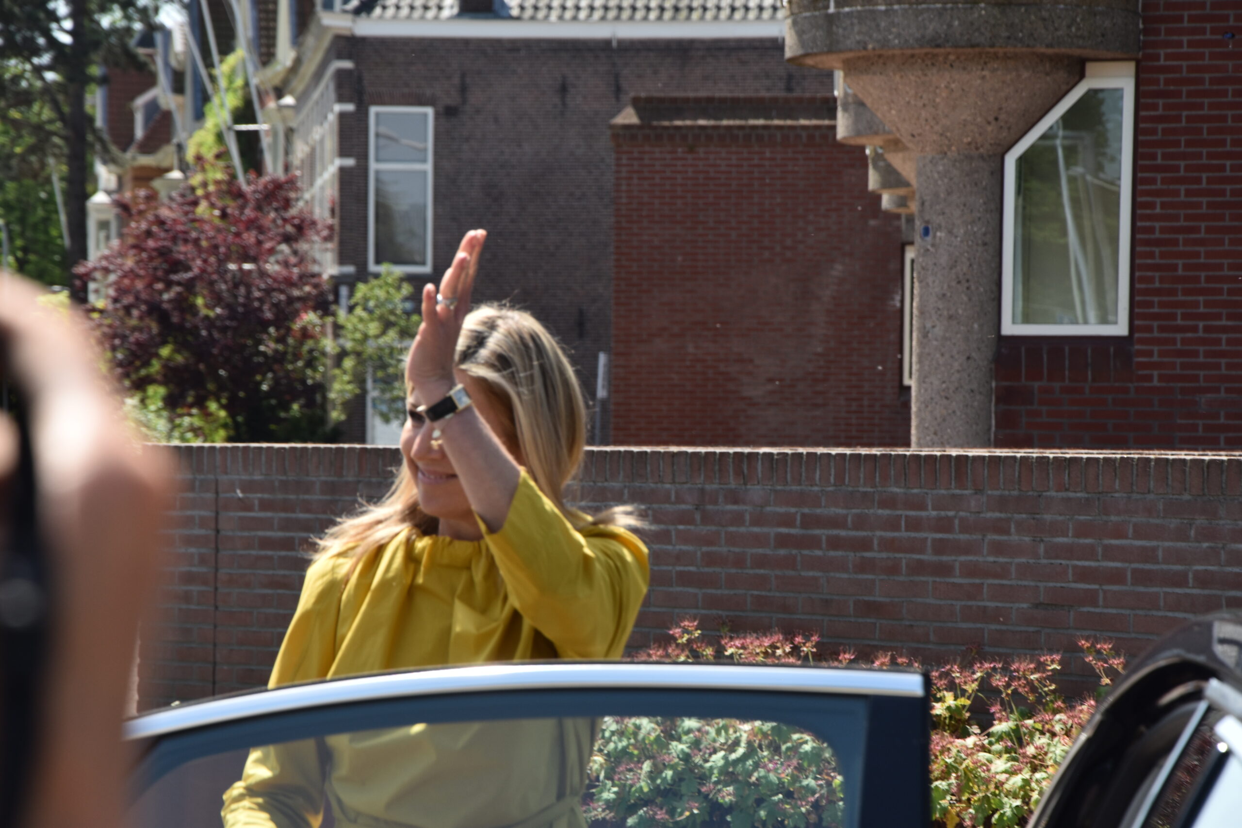 Bezoek koningin Máxima aan het KITLV. (Foto: Peter van Delft)