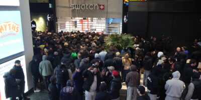 Politie Mall chaos horlogeactie