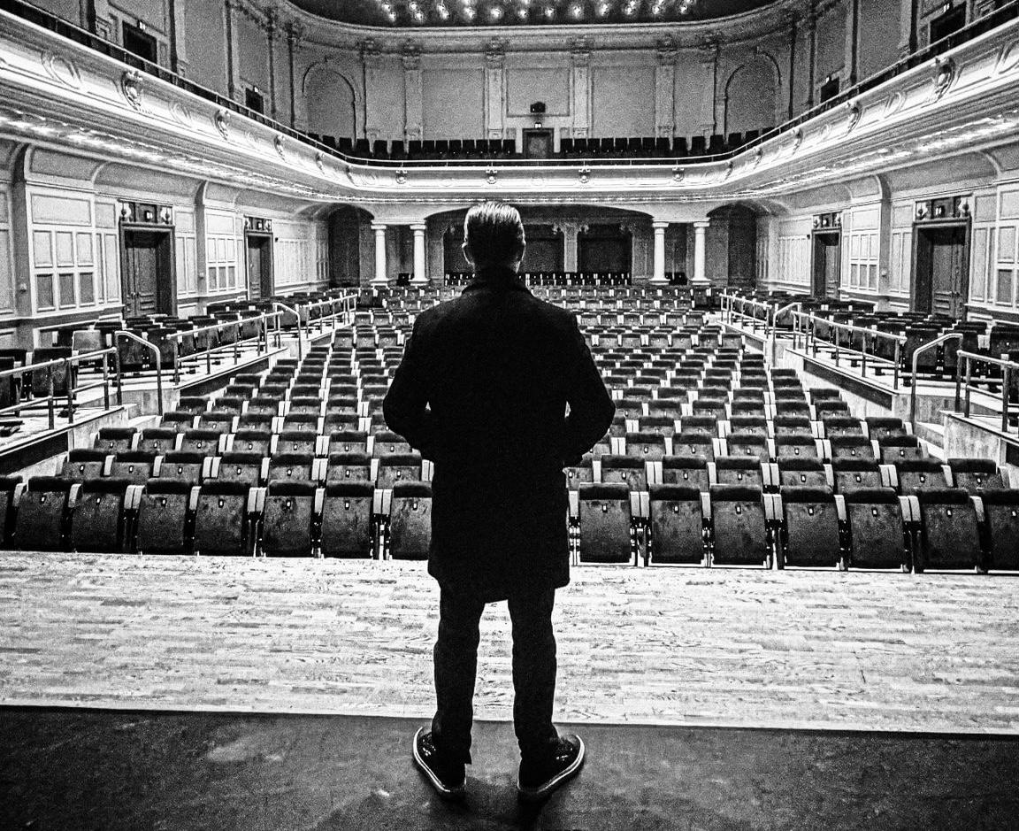 Ray Benjamin in de Stadsgehoorzaal Leiden.