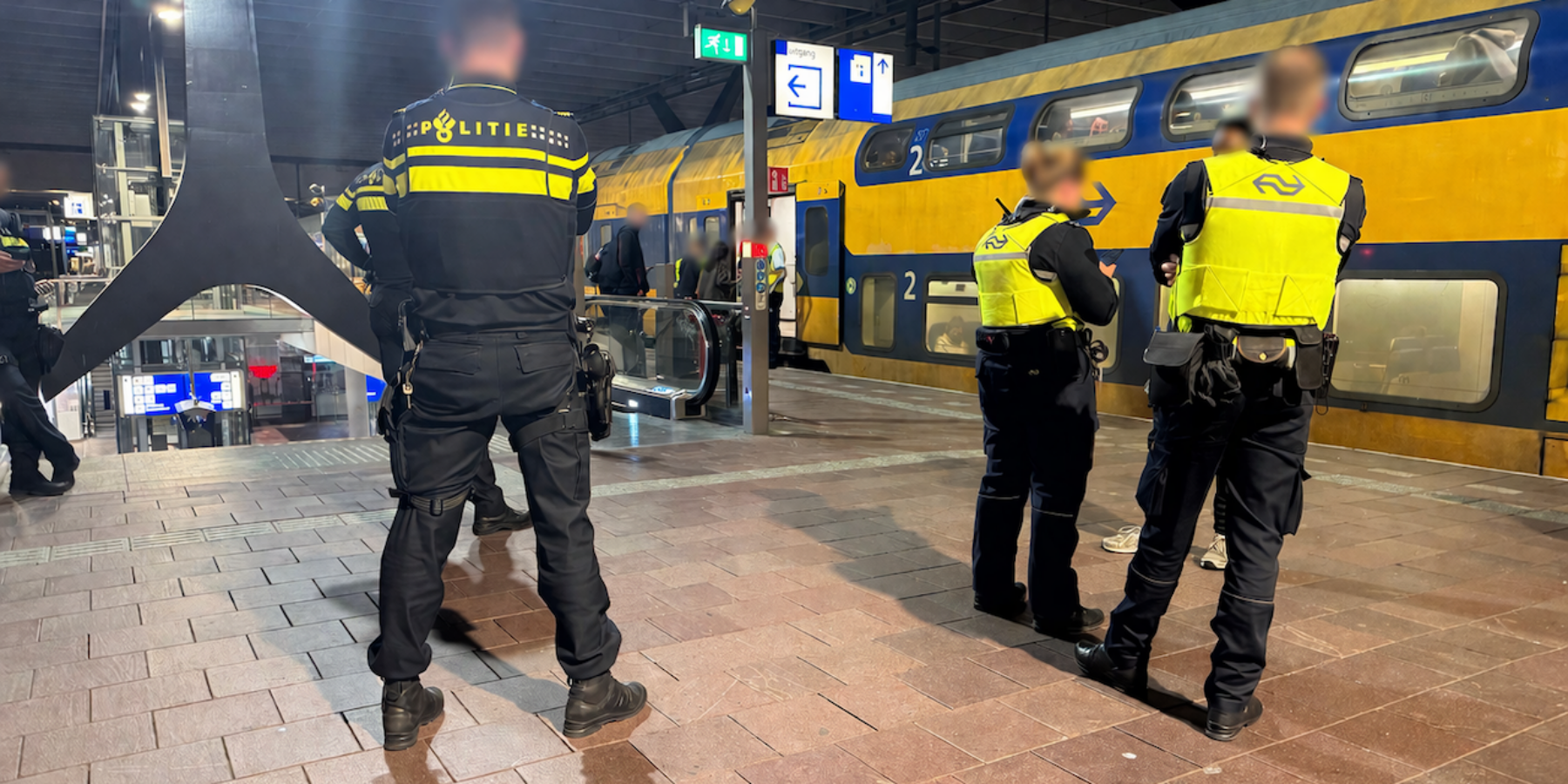 Veel boetes uitgedeeld tijdens gezamenlijke actie NS en politie