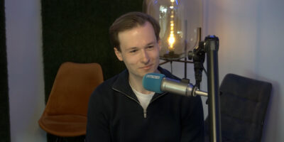 Alexander Nuijten van PRO in de studio van Centraal+