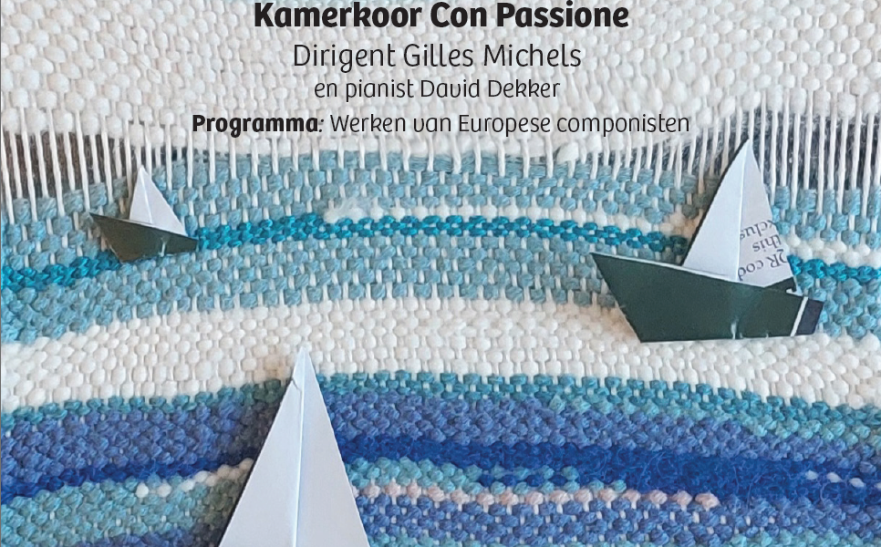Voorjaarsconcert De Zee van kamerkoor Con Passione in Leiden
