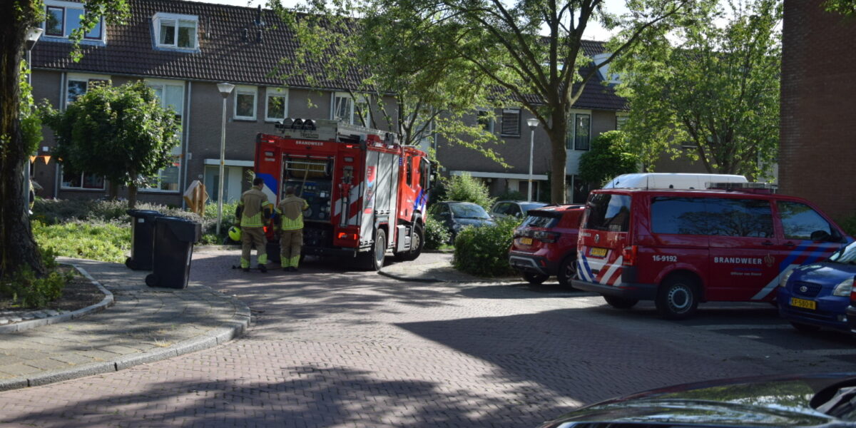 Gaslek woning Aletta Jacobsplantsoen Voorschoten