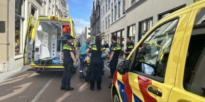 Gebroken enkel bij botsing fietsers Hogewoerd