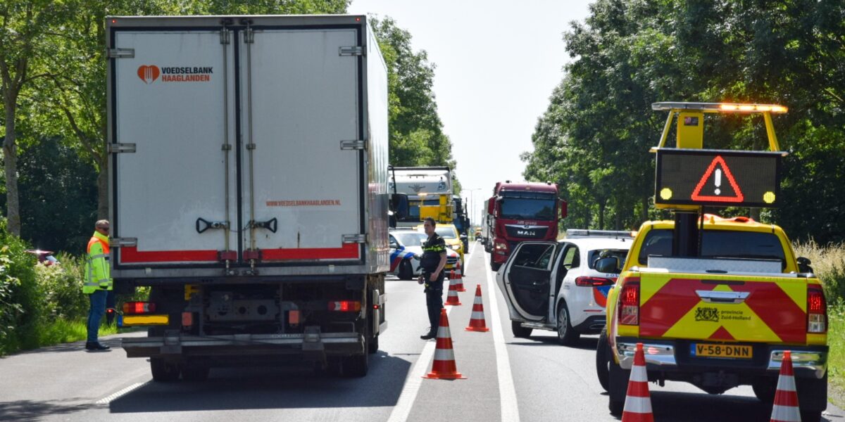 Aanrijding N446 Leiderdorp