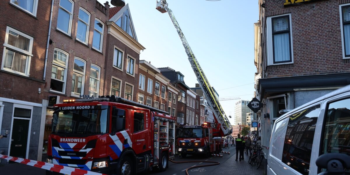Brand bij restaurant Steenstraat