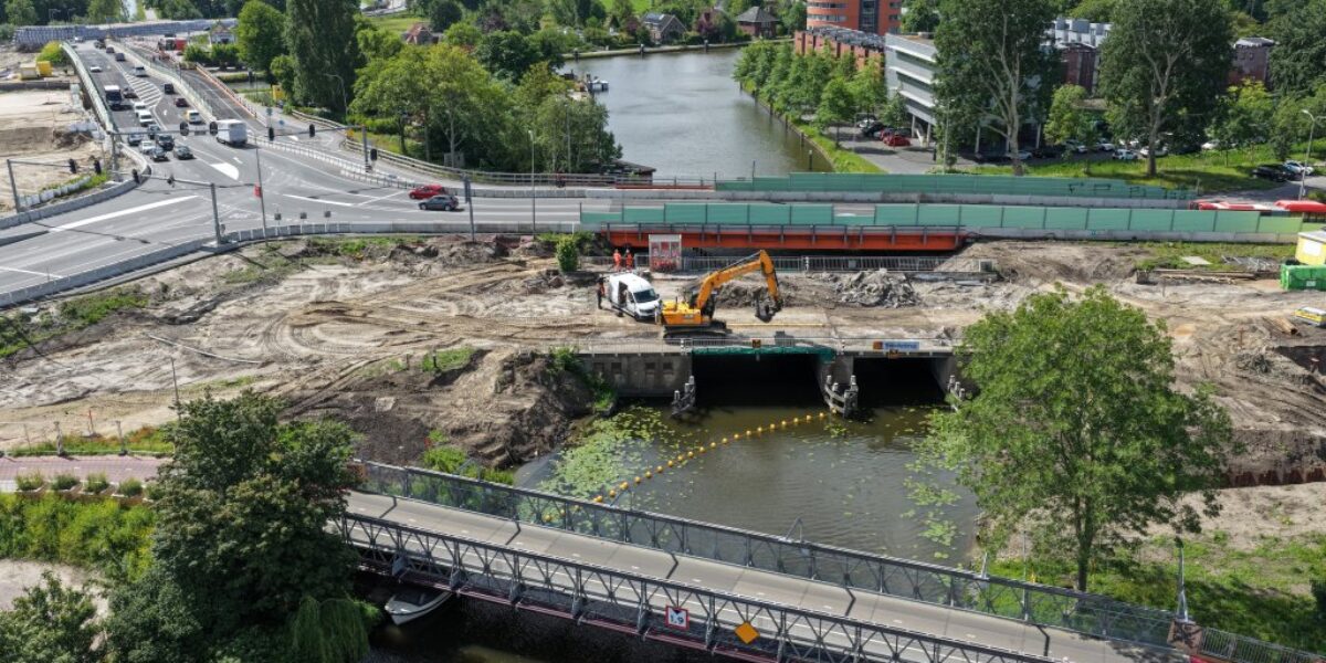 Voorschoterweg bij Lammenschansplein vijf nachten afgesloten voor autoverkeer