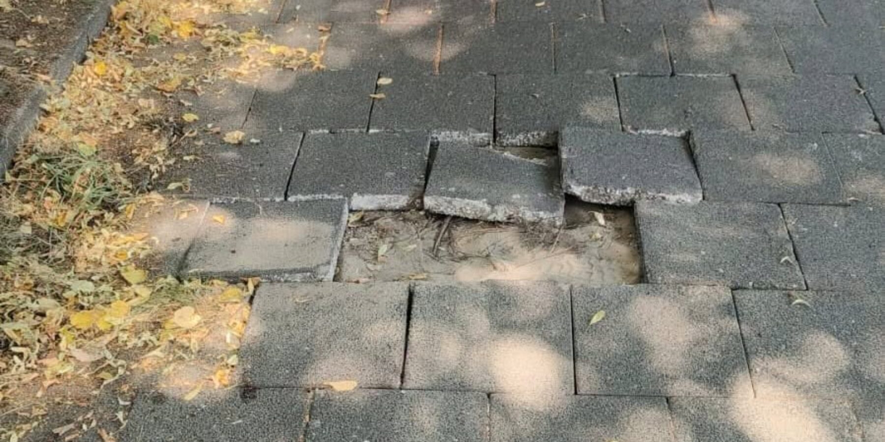 Fietspaden dicht door de hitte in Oegstgeest.