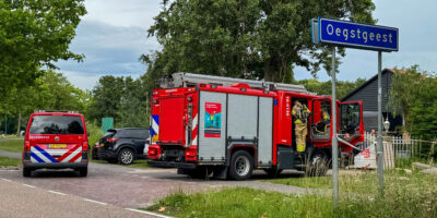 Gaslek bij manege aan Endegeesterstraatweg