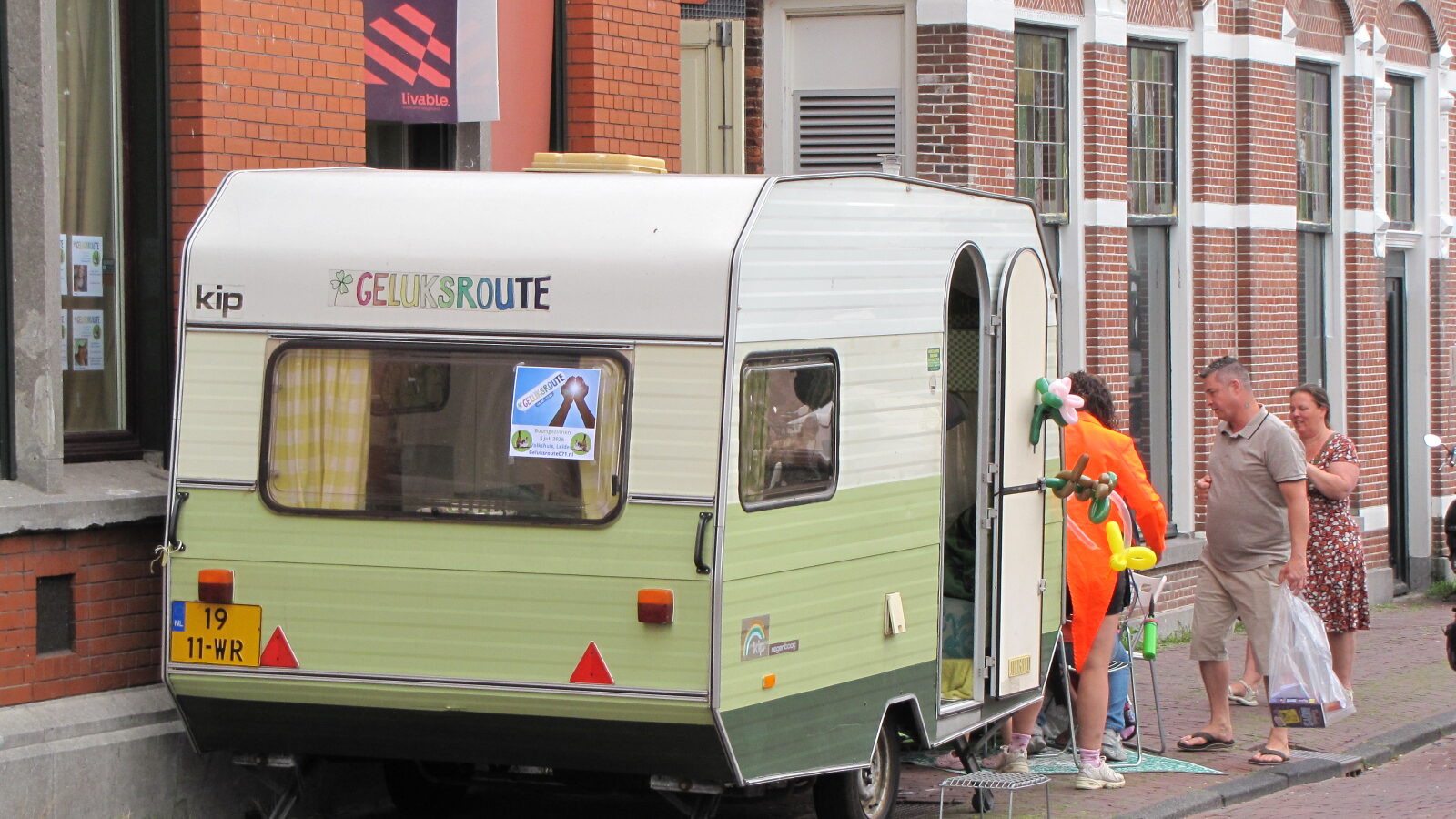 Geluksroute in Het Leidse Volkshuis.