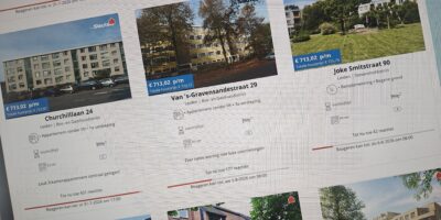 De website van Huren in Holland Rijnland