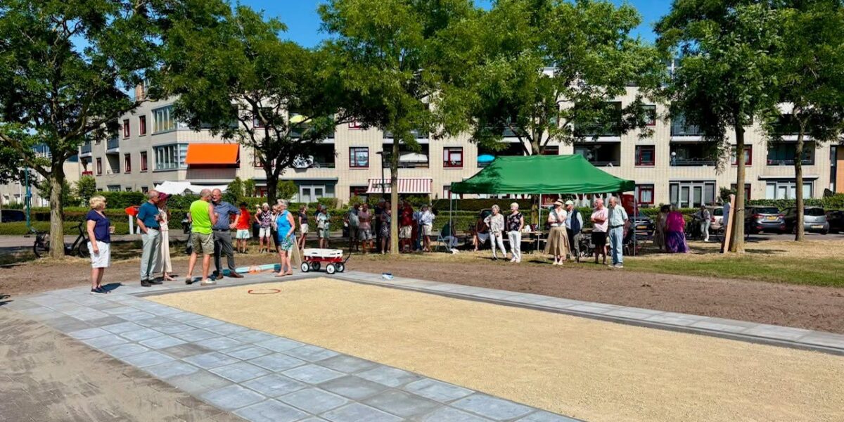 Nieuwe Jeu de Boulesbaan in Oegstgeest