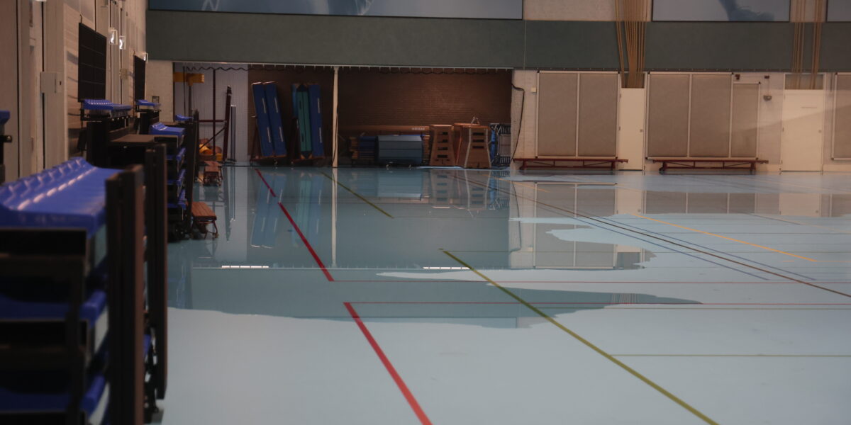 Lek cv-leiding zorgt voor waterballet in Voorburgse sporthal
